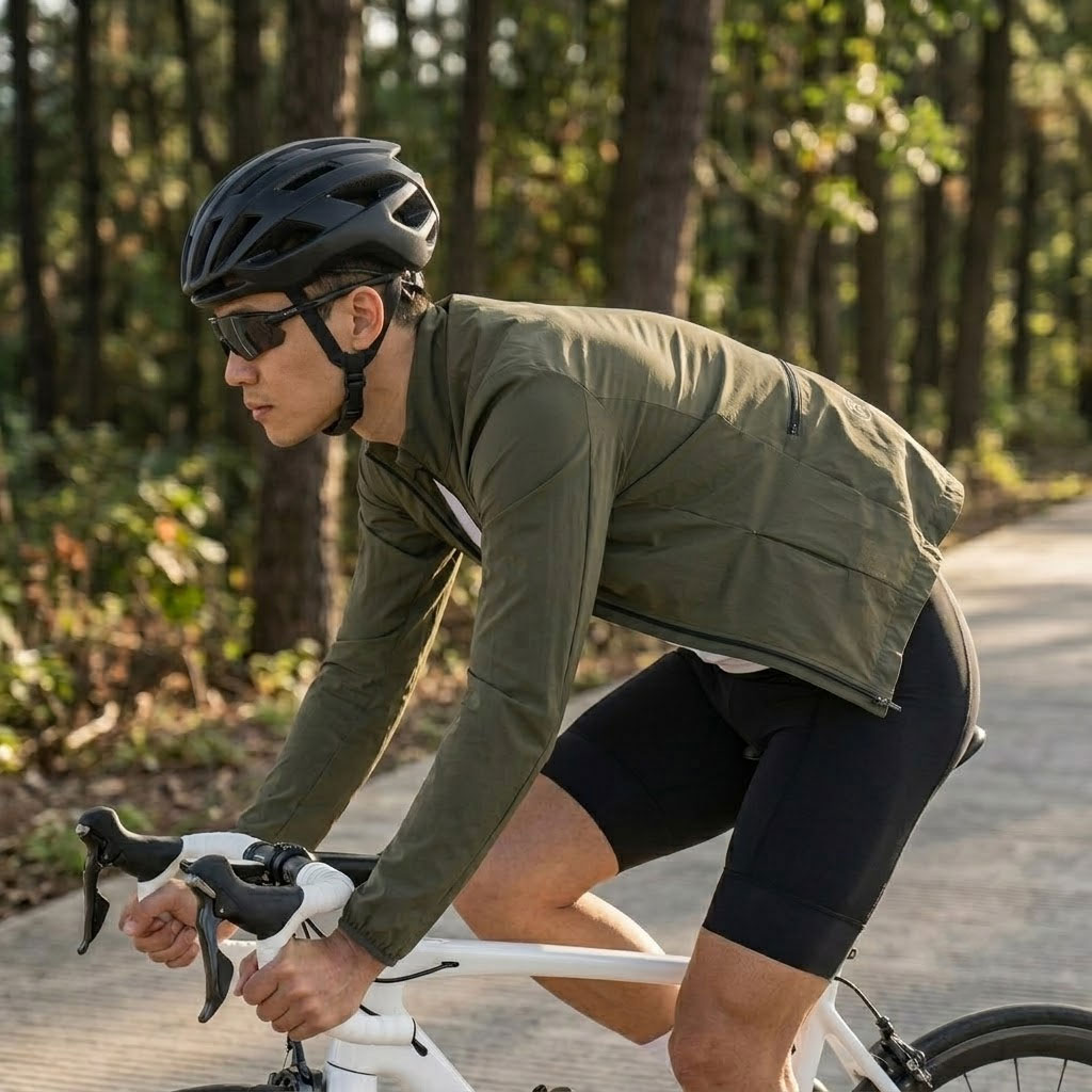 Cycling Commute Jacket - MY KILOMETRE Lente Heren Gravel Waterdicht