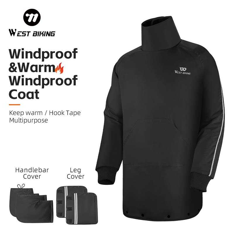Cycling Commute Jacket - WEST BIKING Winddichte Fietsjas Dikke Warme