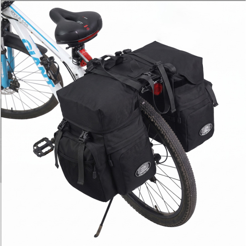Panniers Waterproof Rear - 50L 2-in-1 fietstas, waterdichte dubbelzijdige achterdrager