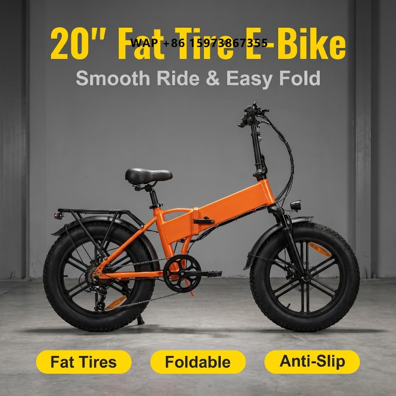 Cycling For Commute - Draagbare opvouwbare 20 inch elektrische mountainbike