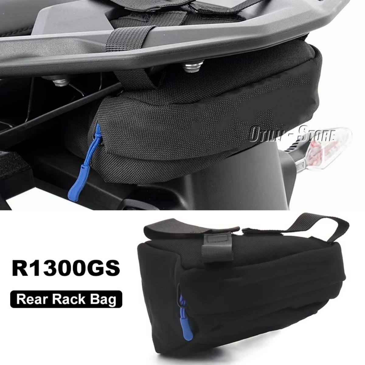 Panniers Waterproof Rear - Motorfiets waterdichte achtertas bagage onder tas
