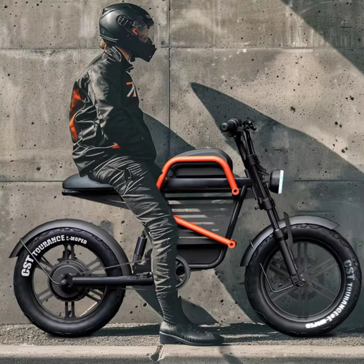 Commuting With Road Bike - 60V 20Ah elektrische motorfiets met brede