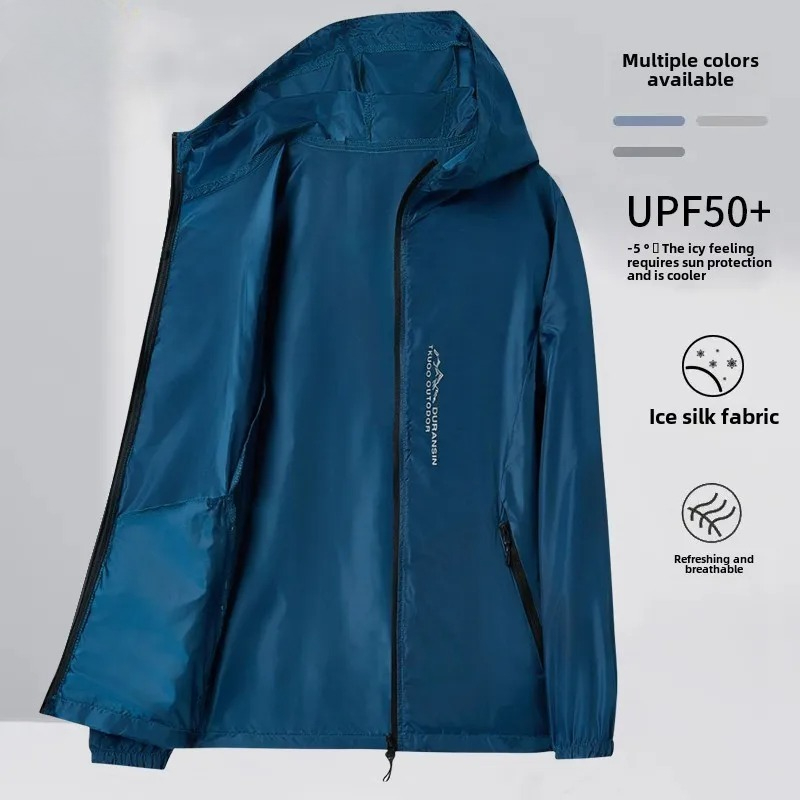 Cycling Commute Jacket - Zomer Heren Zonnebrandcrème Jas Ultra Licht