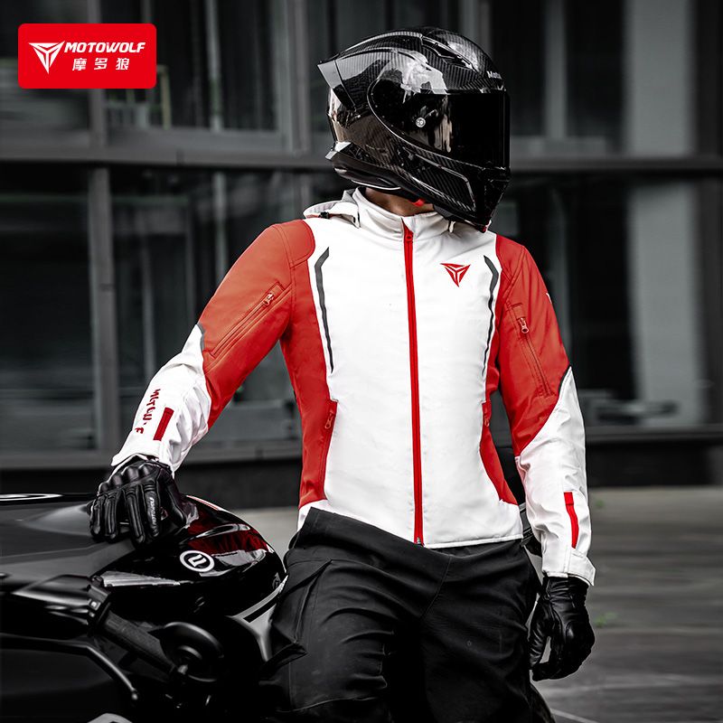 Cycling Commute Jacket - MOTOWOLF Windbreaker Motorjas Ademend Warm Herfst/Winter