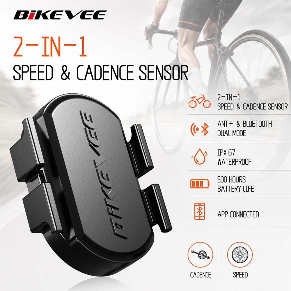 Cycling Commuter - BIKEVEE Universele draadloze ANT+ Bluetooth cadans-