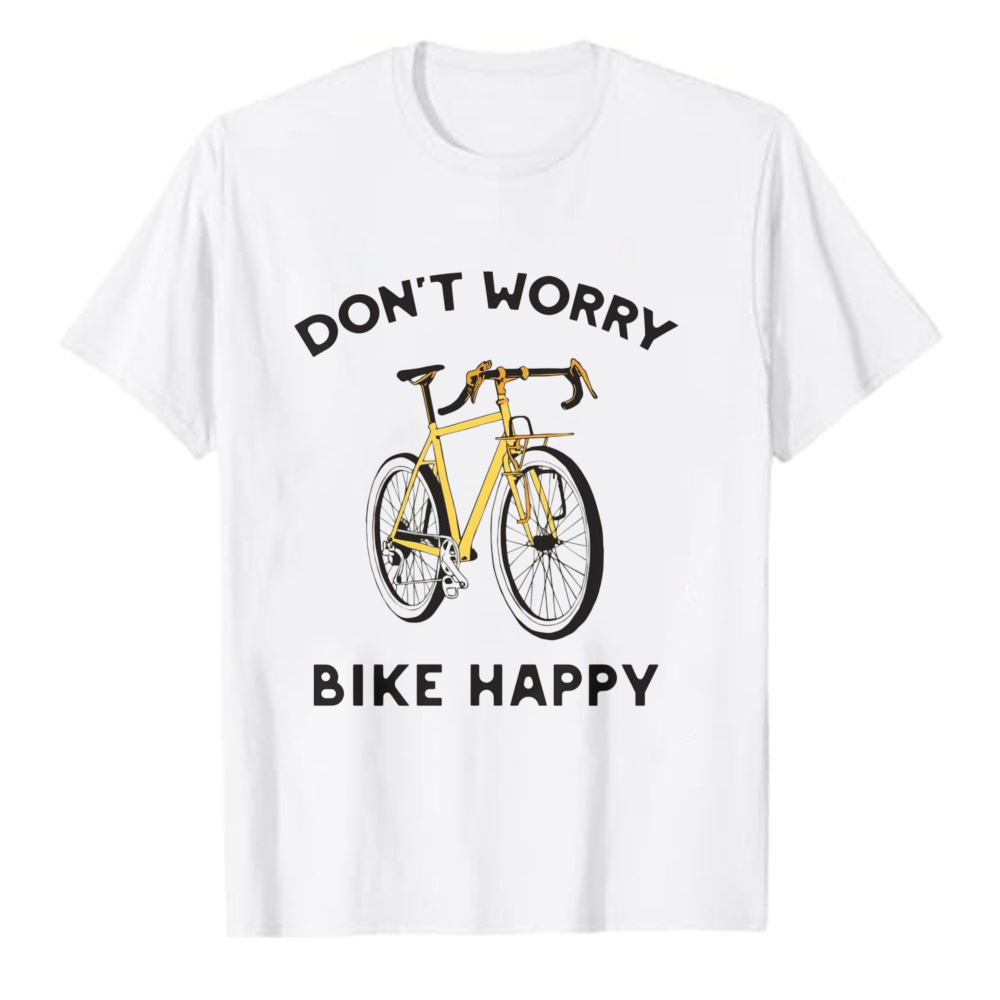 Cycling Commute Outfit - Stadsfiets-uitrusting voor woon-werkverkeer, unisex katoenen T-shirt,