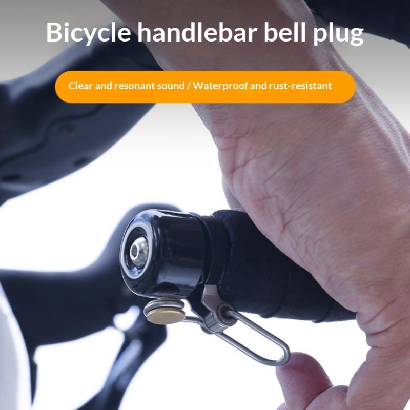 Bell Handlebar Ring - Fietsbel Gebogen stuurplug Belhoorn Waterdicht 80dB