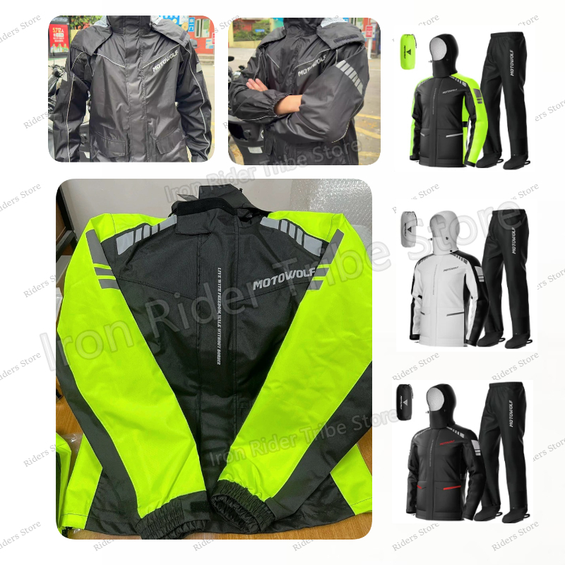 Motowolf Waterdichte Reflecter - Cycling Commuter Rain Jacket recensie en prijs