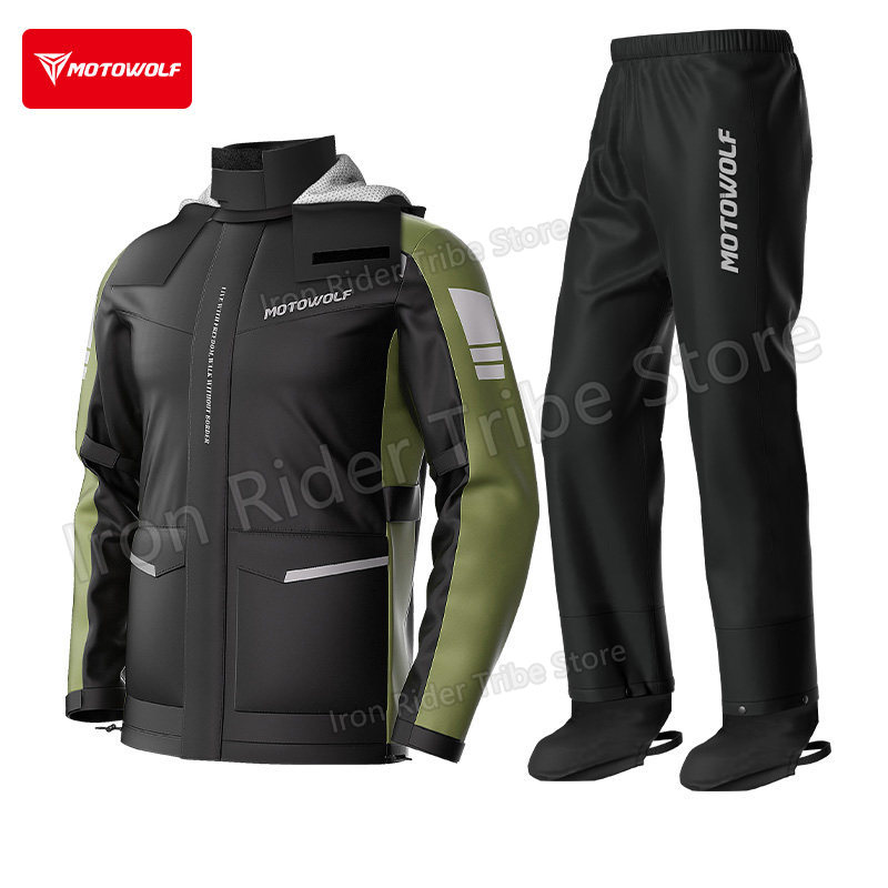 Motowolf Waterdichte Reflecter - Cycling Commuter Rain Jacket recensie en prijs