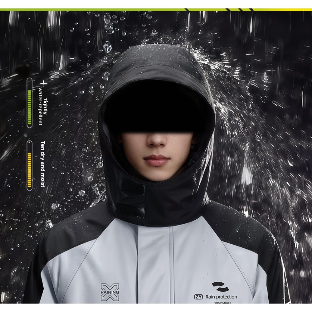 Tweedelig motorregenpak, water - Cycling Commute Jacket recensie en prijs