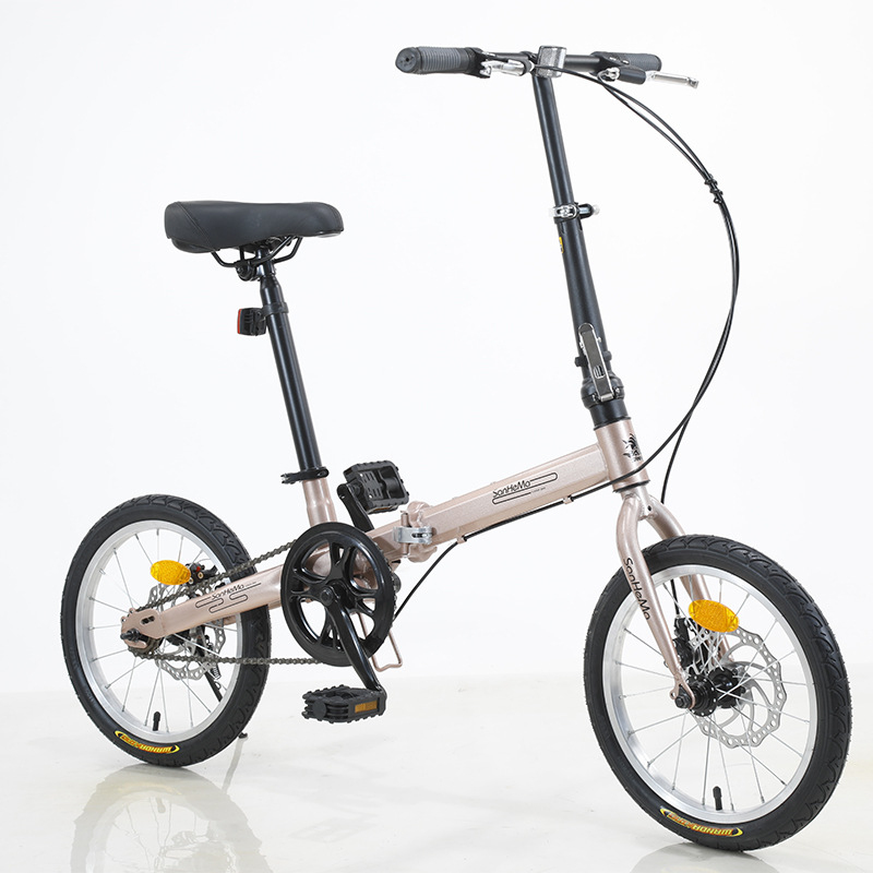 Sanhema 16 inch vouwfiets met  - Cycling Commute Gear recensie en prijs