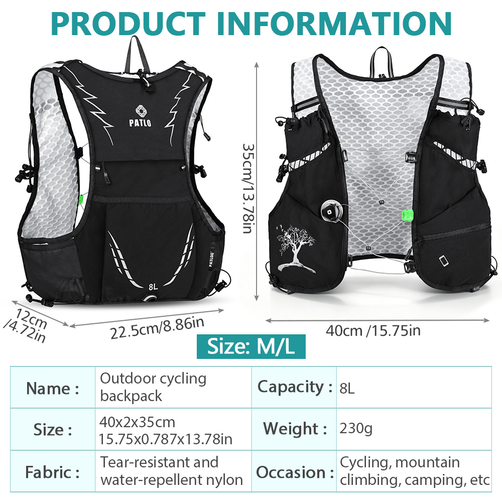 2026 Nieuwe 8L Outdoor Trailru - Cycling Commuter Backpack recensie en prijs