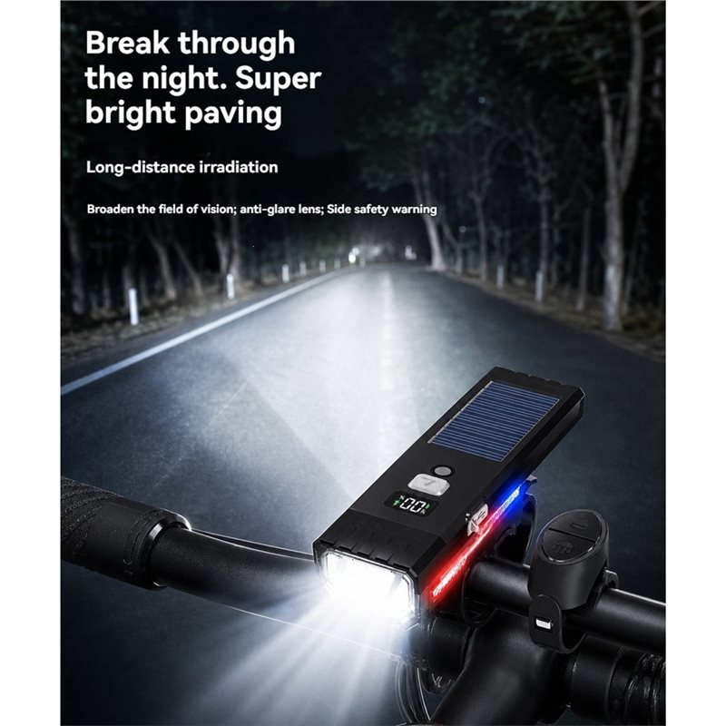 ABXI Fietslamp met LCD-display - Commuting With Road Bike recensie en prijs