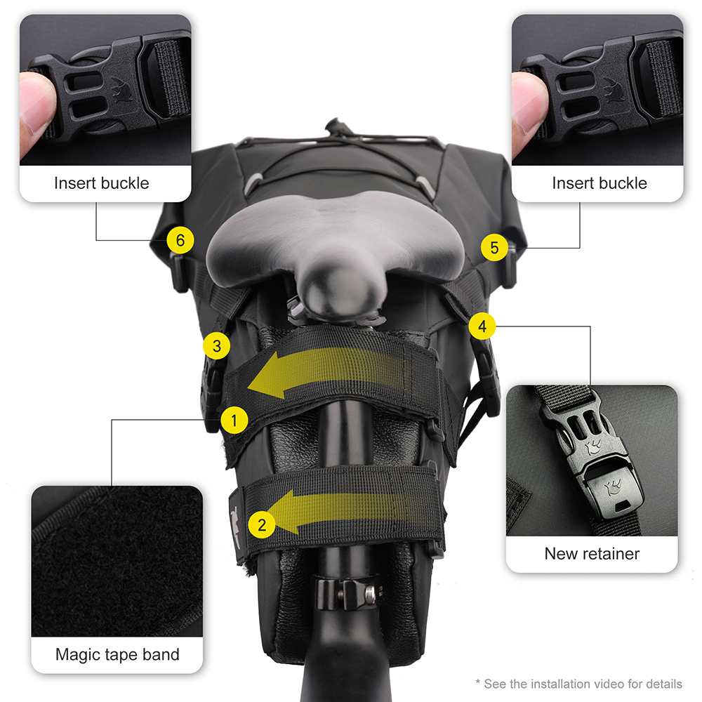 Rhinowalk Fiets Zadeltas Water - Panniers Waterproof Rear recensie en prijs