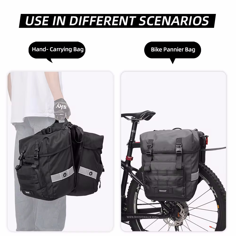40L Fiets Fietsentas 2-in-1 Du - Panniers Waterproof Rear recensie en prijs