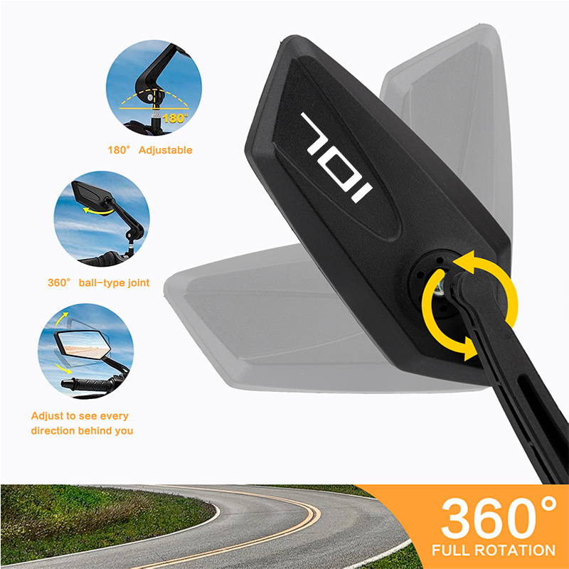Motorfiets Stuur Spiegel Vouwe - Mirror Handlebar Convex recensie en prijs